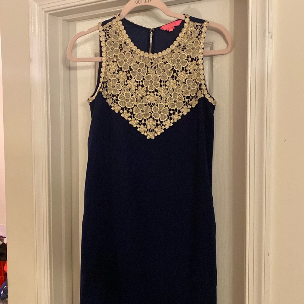 Lilly Pulitzer Navy shift dress